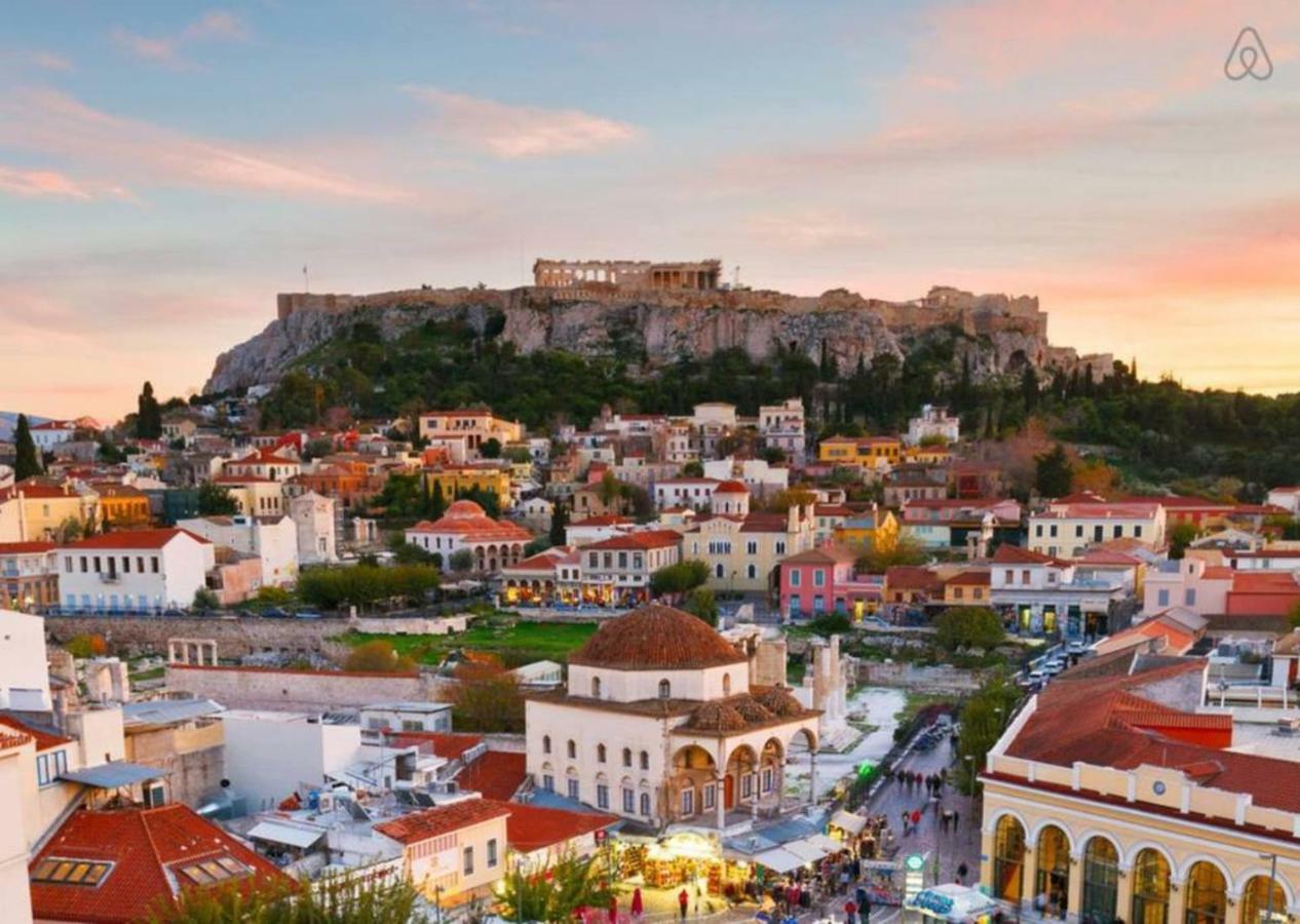 Nephiria'S Boho House With Acropolis View! Lägenhet Aten Exteriör bild